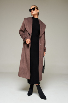 Пальто Beautiful&Free 7019 какао - фото 3