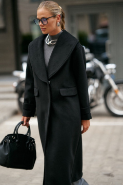 Пальто Beautiful&Free 7019 черный - фото 2