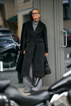 Пальто Beautiful&Free 7019 черный - фото 3