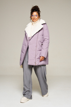 Пальто Beautiful&Free 8020 лиловый - фото 4