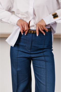 Брюки MONA STYLE 24046 синий - фото 3