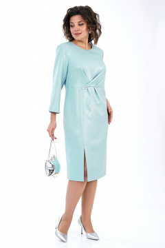 Платье Alani Collection 2455 голубой - фото 2