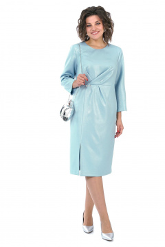 Платье Alani Collection 2455 голубой - фото 1