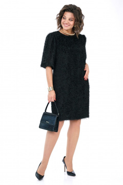 Платье Alani Collection 2386 черный - фото 5