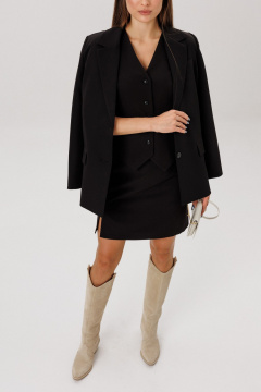 Жакет свободного кроя с подплечниками и подкладкой DNM 031 - фото 4