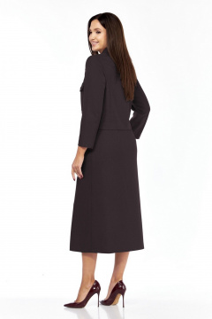 Жакет, юбка Милора-стиль 1382 шоколад - фото 3