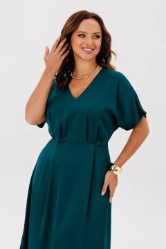 Платье ANIDEN 712-3 изумрудный - фото 4