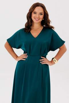 Платье ANIDEN 712-3 изумрудный - фото 3