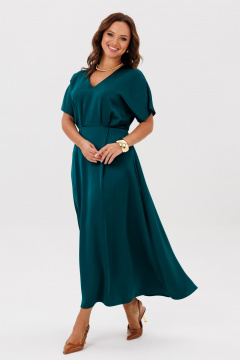 Платье ANIDEN 712-3 изумрудный - фото 2