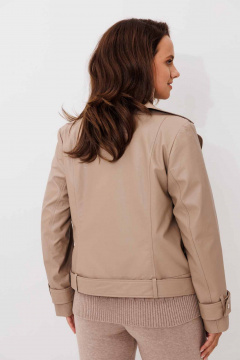 Жакет Mislana 1253 бежевый - фото 5