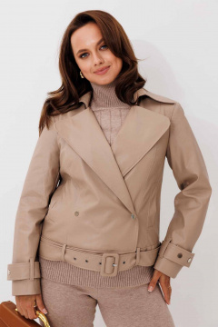 Жакет Mislana 1253 бежевый - фото 2