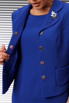 Жакет, платье Мода Юрс 2370 василек - фото 3