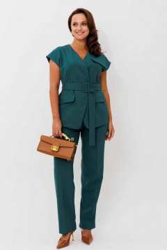 Брюки, жилет Mislana 1252 морская_волна - фото 2