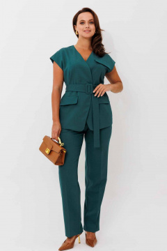 Брюки, жилет Mislana 1252 морская_волна - фото 1