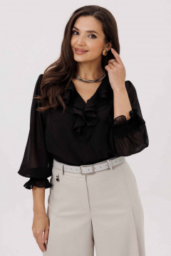 Блуза Mislana 1192 черный - фото 1