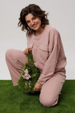 Брюки, свитшот Anelli 1725 сладость_личи - фото 5