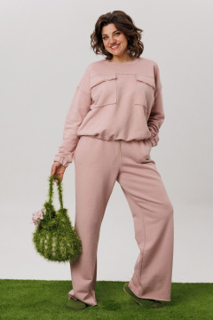 Брюки, свитшот Anelli 1725 сладость_личи - фото 1