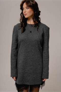 Джемпер JRSy 2637 т-серый - фото 2