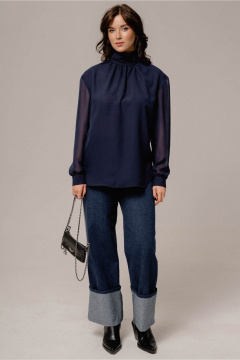 Блуза JRSy 2640 синий - фото 2