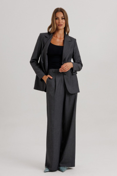 Брюки, жакет Ларс Стиль 1116/4 темно-серый - фото 5