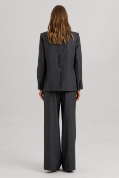 Брюки, жакет Ларс Стиль 1116/4 темно-серый - фото 3