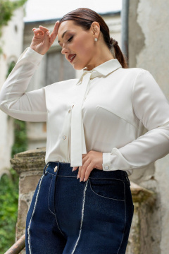 Блуза ADARIN А14 молочный - фото 2