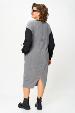 Платье Karina deLux M-1401 серый - фото 2
