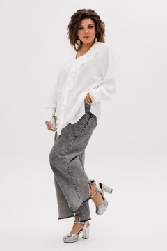 Блуза Anelli 1679 белая_романтика - фото 5