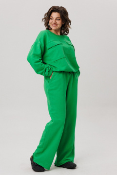 Брюки, свитшот Anelli 1725 сочность_киви - фото 1