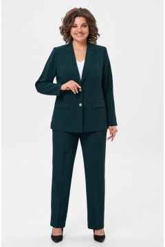Брюки, жакет БелЭльСтиль 412-3_03_22+596-2_79_22 изумруд - фото 1