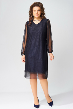 Платье Fita 1383 темно-синий - фото 2
