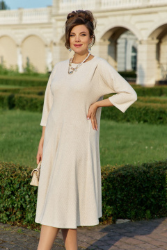 Платье Vittoria Queen 25423 бежевый - фото 1