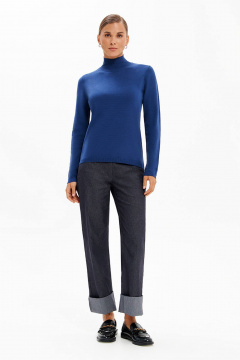 Свитер Nelva 23476 синий - фото 5