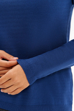 Свитер Nelva 23476 синий - фото 3