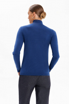 Свитер Nelva 23476 синий - фото 2