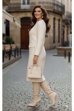 Платье Vittoria Queen 26363 экрю - фото 2