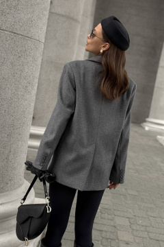 Жакет DAVA 7009 серый - фото 3