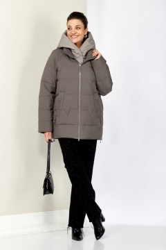 Куртка Shetti 2200 серо-лиловый - фото 2