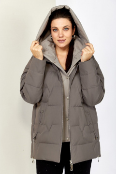 Куртка Shetti 2200 серо-лиловый - фото 3