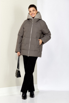 Куртка Shetti 2200 серо-лиловый - фото 1