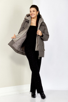 Куртка Shetti 2200 серо-лиловый - фото 5