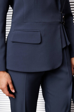 Брюки, жакет Мода Юрс 25-2926 серый - фото 4