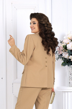 Брюки, жакет Ninele 7485 темно-бежевый - фото 2