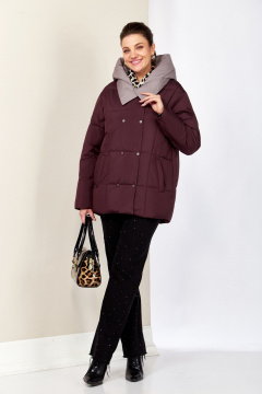 Куртка Shetti 2201 винный - фото 1