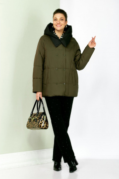 Куртка Shetti 2201 хаки - фото 1