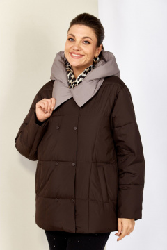 Куртка Shetti 2201 шоколад - фото 3