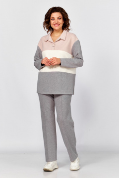 Брюки, джемпер БагираАнТа 1074 серый - фото 1