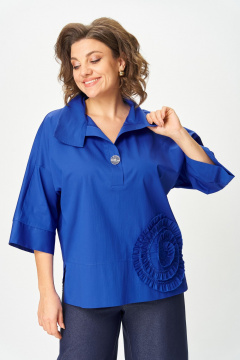 Блуза Michel chic 786/1 василек - фото 5