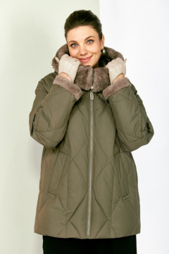 Куртка Shetti 2202 олива - фото 5