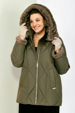 Куртка Shetti 2202 олива - фото 4